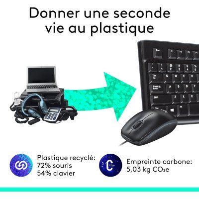 Logitech Desktop MK120, French AZERTY
