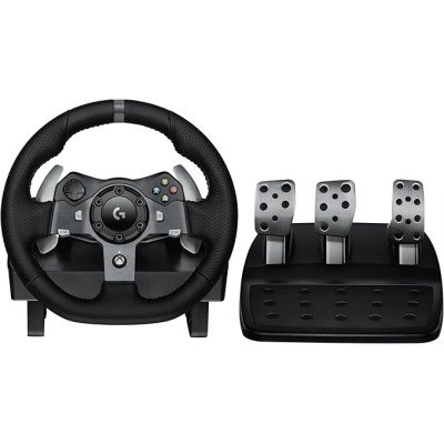 Logitech G G920 Driving Force Volant de Course avec Pédales, Retour de Force,