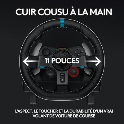 Logitech G29 Driving Volant de Course avec Pédales, Retour de Force Réaliste,