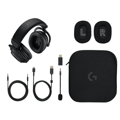 Casque Logitech - Casque de jeu sans fil PRO X 2 LIGHTSPEED - NOIR - 2,4 GHz - N/A - EMEA28i-935