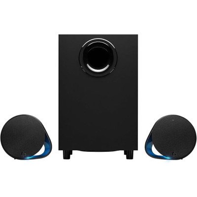 Logitech G560 Deux Haut-parleurs Gaming PC, Eclairage RGB LIGHTSYNC Synchronisé à vos Jeux - Noir