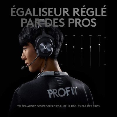 Logitech G PRO X Casque filaire gamer Over-Ear avec Micro BLUE VO!CE, DTS Headphone:X 2.0, , PC/PS/Xbox/Nintendo Switch - Noir Logitech G PRO X Casque filaire gamer Over-Ear avec Micro BLUE VO!CE, DTS Headphone:X 2.0, , PC/PS/Xbox/Nintendo Switch - Noir
