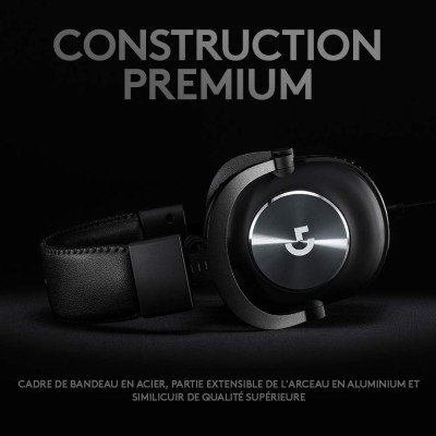 Logitech G PRO X Casque filaire gamer Over-Ear avec Micro BLUE VO!CE, DTS Headphone:X 2.0, , PC/PS/Xbox/Nintendo Switch - Noir Logitech G PRO X Casque filaire gamer Over-Ear avec Micro BLUE VO!CE, DTS Headphone:X 2.0, , PC/PS/Xbox/Nintendo Switch - Noir