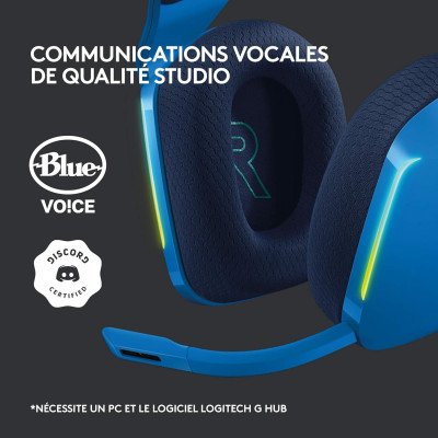 LOGITECH G733 LIGHTSPEED Wireless RGB Gaming Headset - BLUE