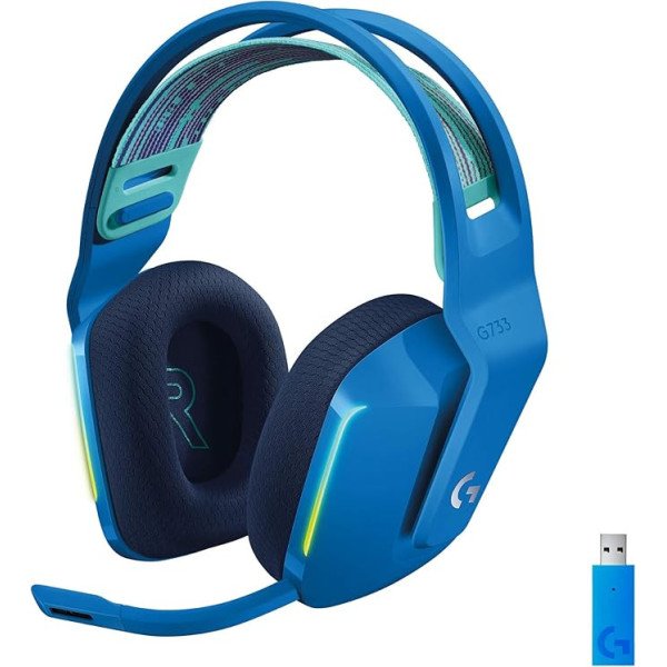 LOGITECH G733 LIGHTSPEED Wireless RGB Gaming Headset - BLUE