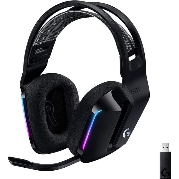 HEADSET PC - G733 LIGHTSPEED Wireless RGB Gaming Headset - BLACK
