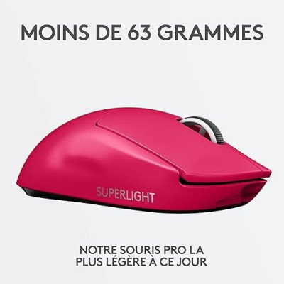 LOGITECH SOURIS GAMING PRO X SUPERLIGHT Wireless MAGENTA