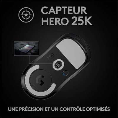 LOGITECH SOURIS GAMING PRO X SUPERLIGHT Wireless BLACK