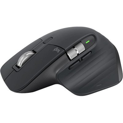 Logitech MX Master 3S - Souris Performante Sans Fil, Clics Silencieux, USB-C, Bluetooth, Windows, Linux, Chrome - Gris foncé Logitech MX Master 3S - Souris Performante Sans Fil, Clics Silencieux, USB-C, Bluetooth, Windows, Linux, Chrome - Gris foncé