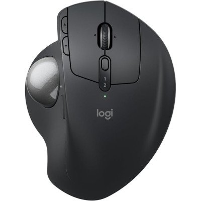 Logitech MX Ergo S souris trackball sans fil avancée, Graphite Logitech MX Ergo S souris trackball sans fil avancée, Graphite