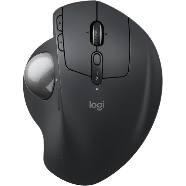 Logitech MX Ergo S souris trackball sans fil avancée, Graphite