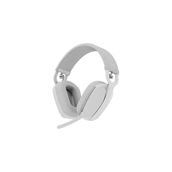 Logitech Zone Vibe 100 Casque d'écoute léger sans fil avec Micro anti-bruit de fond - Blanc