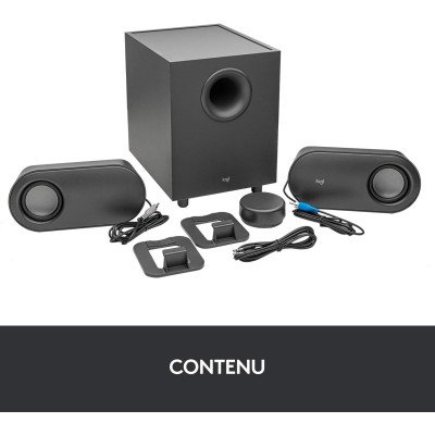 LOGITECH Z407 Bluetooth computer speakers with subwoofer and wireless control LOGITECH Z407 Bluetooth computer speakers with subwoofer and wireless control