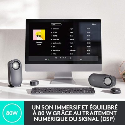 LOGITECH Z407 Bluetooth computer speakers with subwoofer and wireless control LOGITECH Z407 Bluetooth computer speakers with subwoofer and wireless control