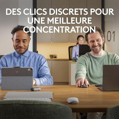 Logitech MX Anywhere 3S Souris Sans Fil Silencieuse, Bluetooth, Windows PC, Linux, Chrome, Mac - Graphite Logitech MX Anywhere 3S Souris Sans Fil Silencieuse, Bluetooth, Windows PC, Linux, Chrome, Mac - Graphite