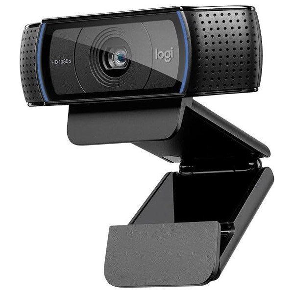 Logitech, Webcam C920 HD Pro, appels et enregistrement vidéo Full HD 1080p, noir - USB - EMEA
