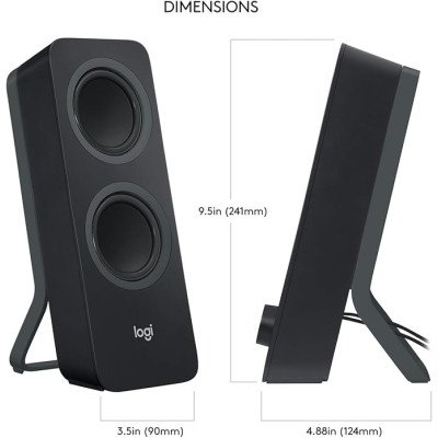 Logitech Z207 Bluetooth® Computer Speakers - BLACK - BT EMEA 12M Logitech Z207 Bluetooth® Computer Speakers - BLACK - BT EMEA 12M