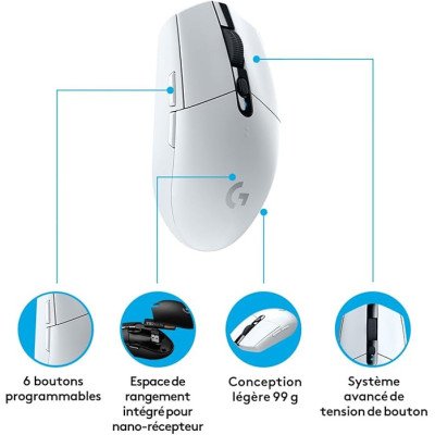 G309 LIGHTSPEED - WHITE - 2.4GHZ/BT - N/A - EWR2i-934 - G309 G309 LIGHTSPEED - WHITE - 2.4GHZ/BT - N/A - EWR2i-934 - G309