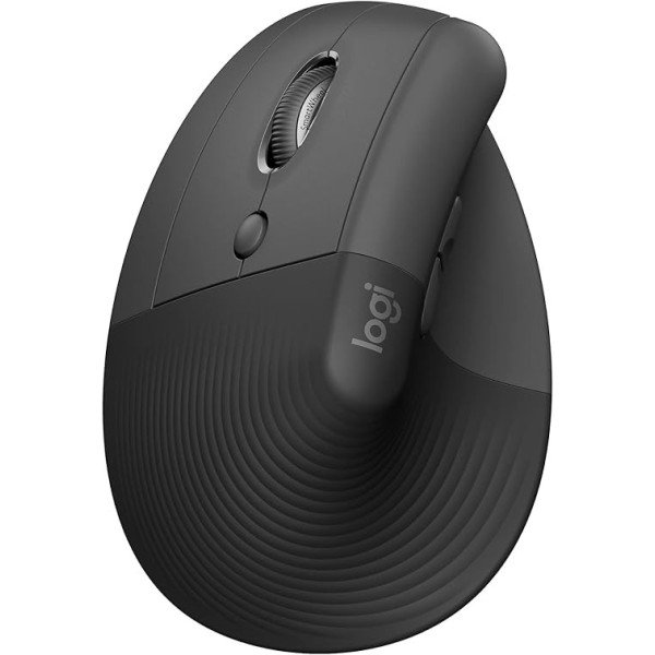 Logitech Lift Vertical Ergonomic Mouse - OFF-WHITE/PALE GREY
