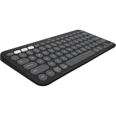 Logitech Pebble 2 Combo for Mac - QWERTY US International Layout, Tonal Graphite