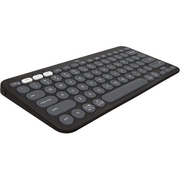 Logitech Pebble 2 Combo for Mac - QWERTY US International Layout, Tonal Graphite