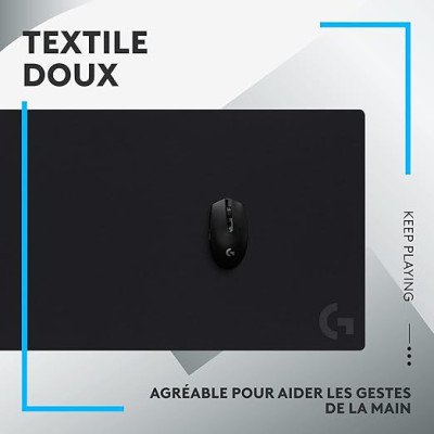 LOGITECH G840 XL Cloth Gaming Mouse Pad-EWR2