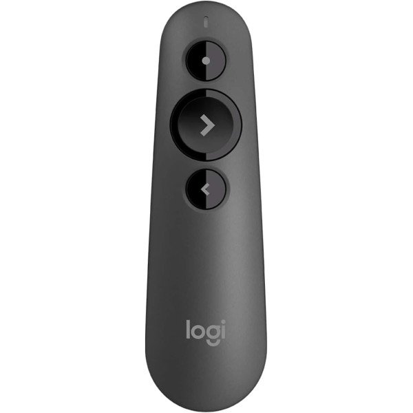Logitech R500s de classe 1 Bluetooth et USB Télécommande de présentation laser/ Télécommande de présentation -  - Gris foncé