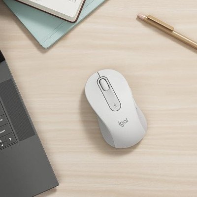 Logitech Signature M650 Wireless Mouse - OFF-WHITE