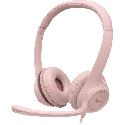 LOGITECH CASQUE - H390 USB Computer Headset - ROSE