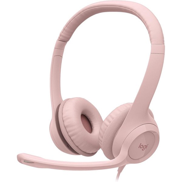 LOGITECH CASQUE - H390 USB Computer Headset - ROSE