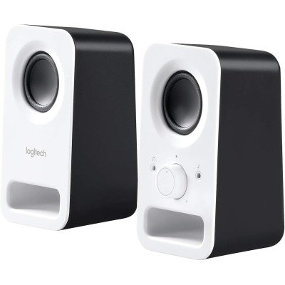 LOGITECH Z150 Multimedia Speakers  - SNOW WHITE