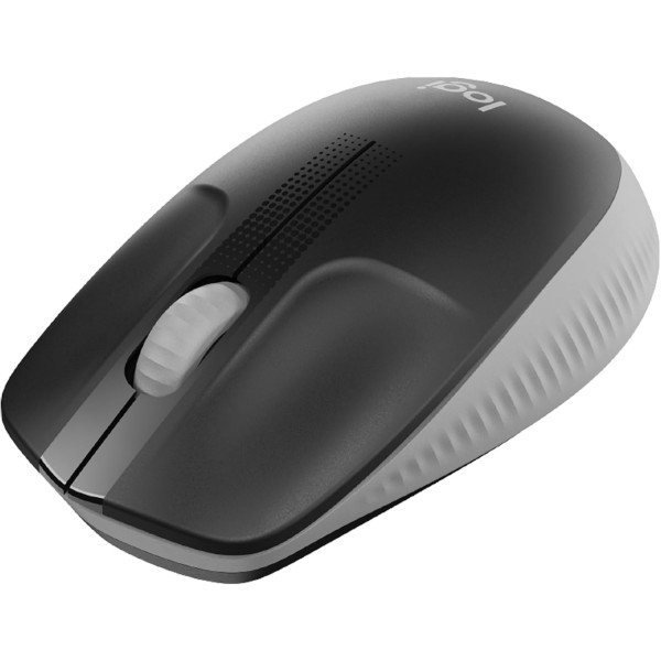 M190 Full-size wireless mouse - MID GREY - 2.4GHZ