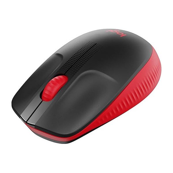 M190 Full-size wireless mouse - RED - 2.4GHZ