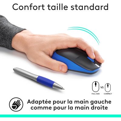 LOGITECH SOURIS M190 Ful-size WIFI-CHARCOAL-2.4GHZ