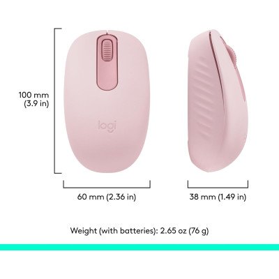 Logitech M196 Bluetooth Mouse - ROSE - BT - N/A - EMEA28i-935
