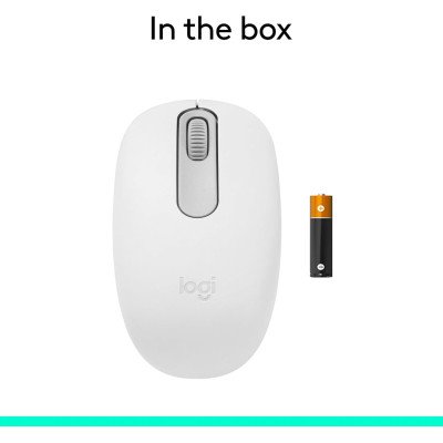 Logitech M196 Bluetooth Mouse - OFF WHITE - BT - N/A - EMEA28i-935