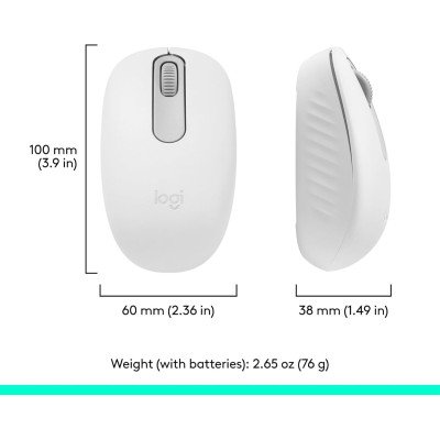 Logitech M196 Bluetooth Mouse - OFF WHITE - BT - N/A - EMEA28i-935