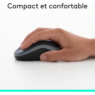 Logitech Wireless Mouse M185 Red, WER Occident Pack