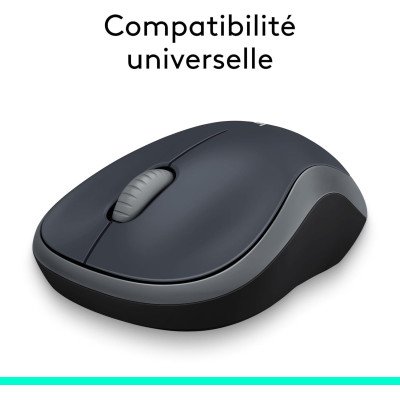 Logitech Wireless Mouse M185 Swift Grey WER Occident Pack