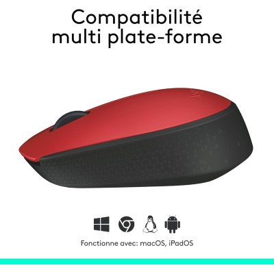 M171 Wireless Mouse - RED-K - 2.4GHZ -