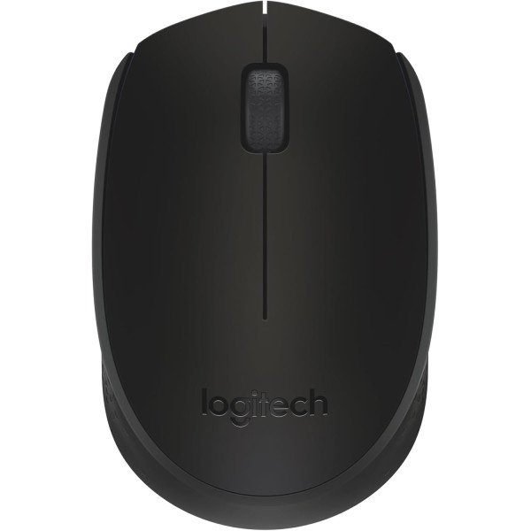 Logitech M171 Wireless Mouse-BLACK- K2.