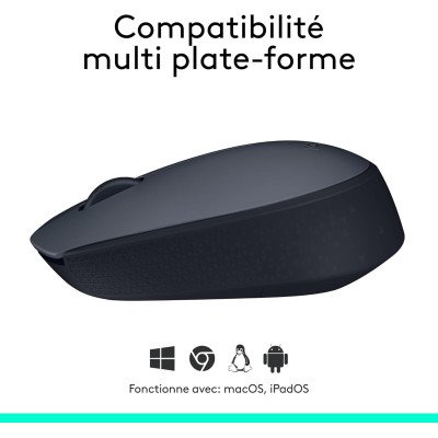 Logitech M170 Wireless Mouse - GREY-K