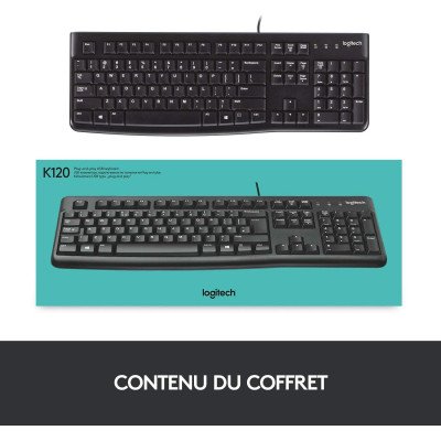 Logitech Keyboard K120 French AZERTY